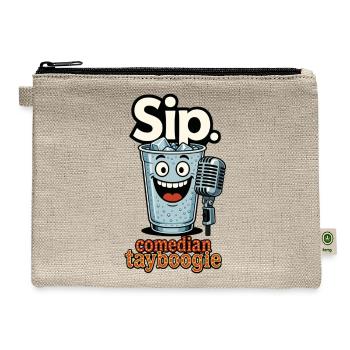 Sip Comedian TayBoogie Cup Microphone - Hemp Carry All Pouch - natural - Front