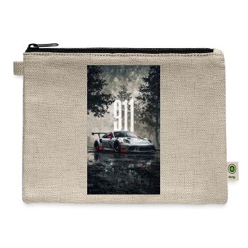 911 Forest Rain Racer - Hemp Carry All Pouch - natural - Front