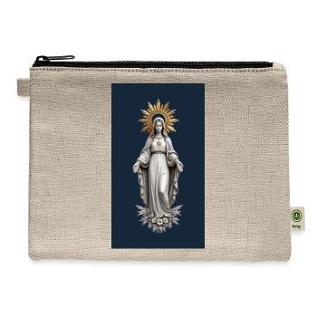 Hail Mary - Hemp Carry All Pouch - natural - Front