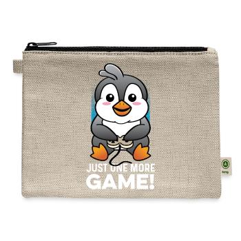 One More Game Gamer Gift - Hemp Carry All Pouch - natural - Front