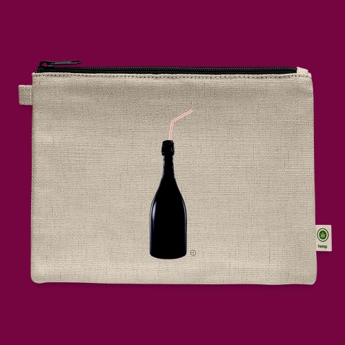Classy Champagne - Hemp Carry All Pouch