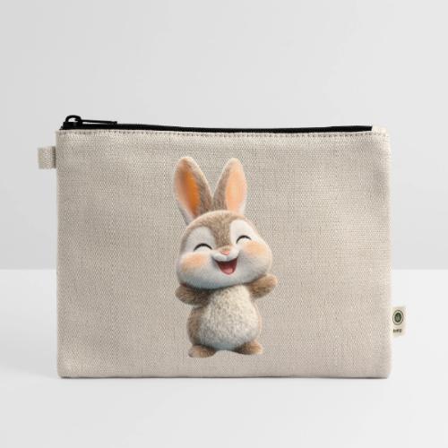 Joyful Baby Rabbit - Hemp Carry All Pouch