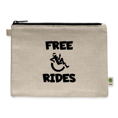 This wheelchair user gives free rides - Hemp Carry All Pouch