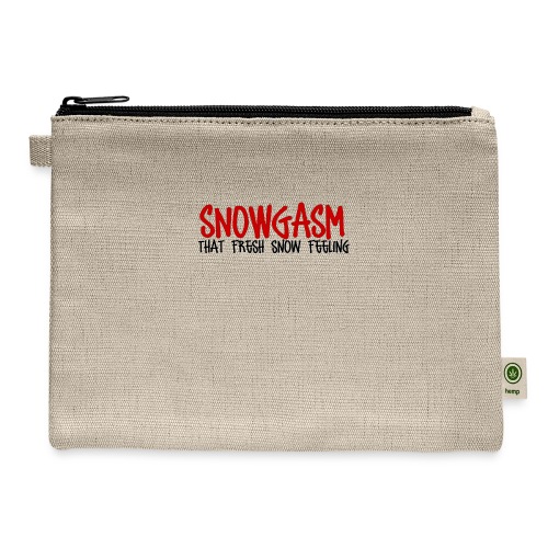 Snowgasm - Hemp Carry All Pouch