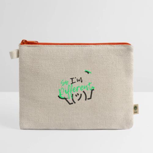 I m different - Hemp Carry All Pouch