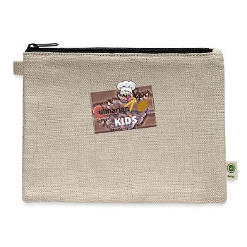 Culinarian Kids Service mark 6 - Hemp Carry All Pouch - natural - Front