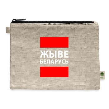 Belarus original merch - Hemp Carry All Pouch - natural - Front