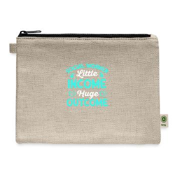 Social Worker Social Educator Caregiver School - Hemp Carry All Pouch - natural - Front