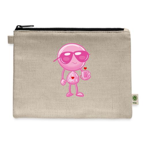Smoon_I love Mrs S Pink - Hemp Carry All Pouch