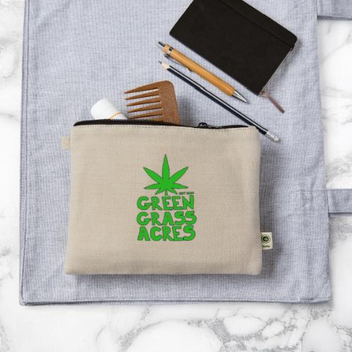 GreenGrassAcres Logo - Hemp Carry All Pouch