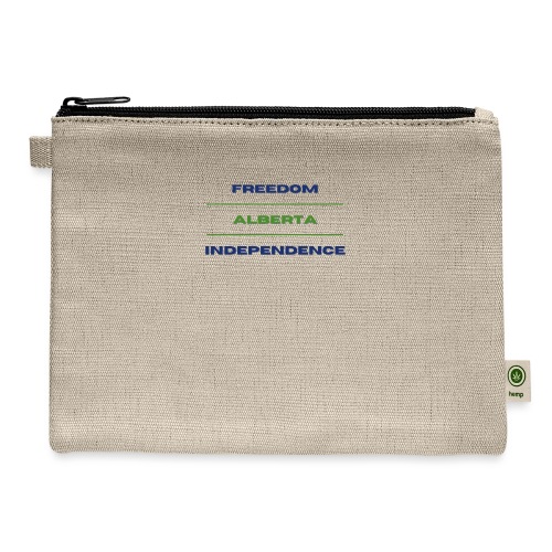 ALBERTA INDEPENDENCE - Hemp Carry All Pouch