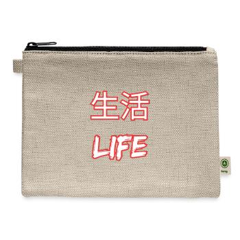 life - Hemp Carry All Pouch - natural - Front