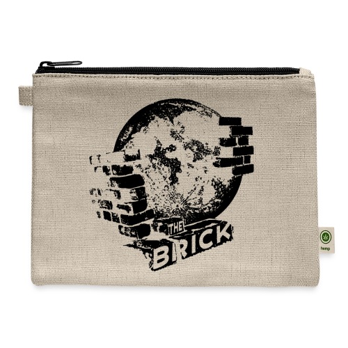 Brick 22 Black Logo - Hemp Carry All Pouch