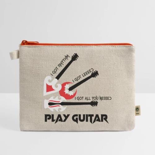PLAY GUITAR - Hemp Carry All Pouch