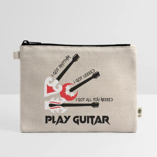 PLAY GUITAR - Hemp Carry All Pouch