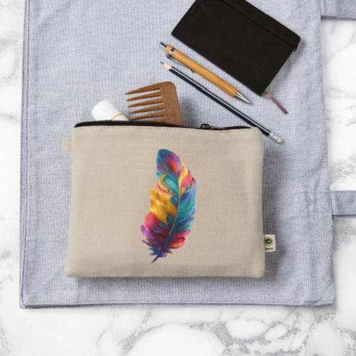 Spectrum Feather Flow - Hemp Carry All Pouch