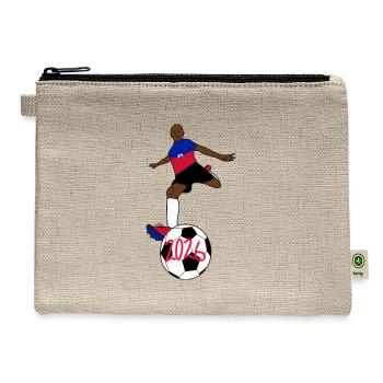 Soccer Haiti - Hemp Carry All Pouch - natural - Front