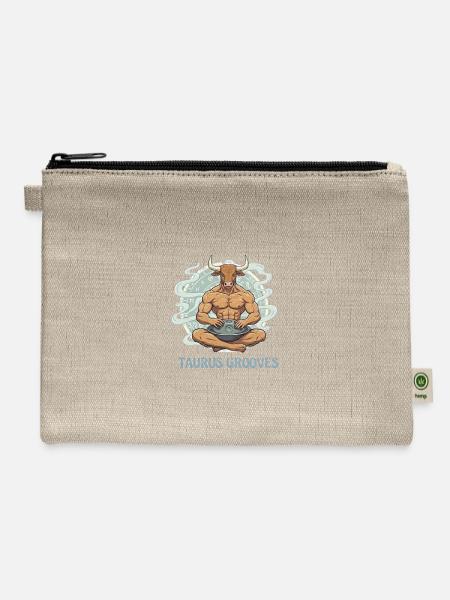Taurus Pan - Hemp Carry All Pouch - natural