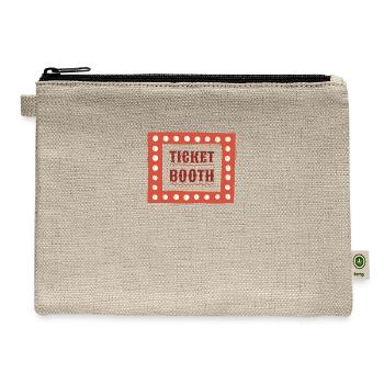 ticket booth - Hemp Carry All Pouch - natural - Front