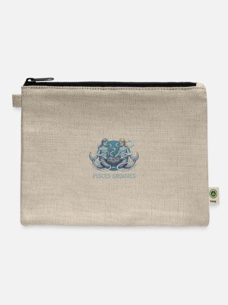 Pisces Pan - Hemp Carry All Pouch - natural