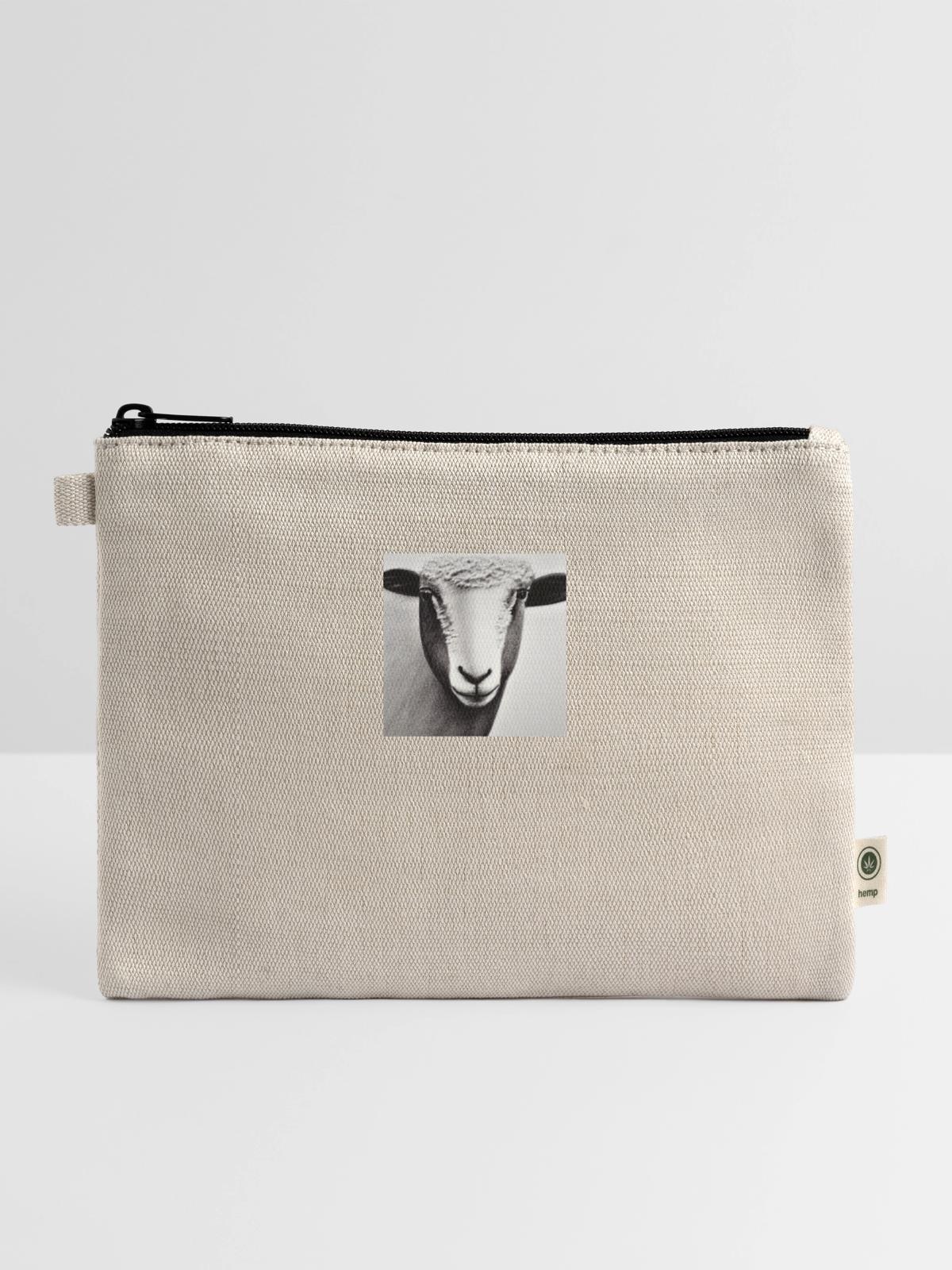 Lamb - Hemp Carry All Pouch - natural - Front