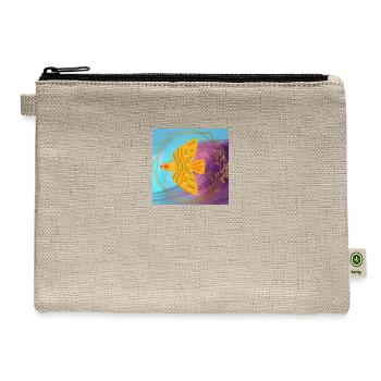 Beautiful life - Hemp Carry All Pouch - natural - Front