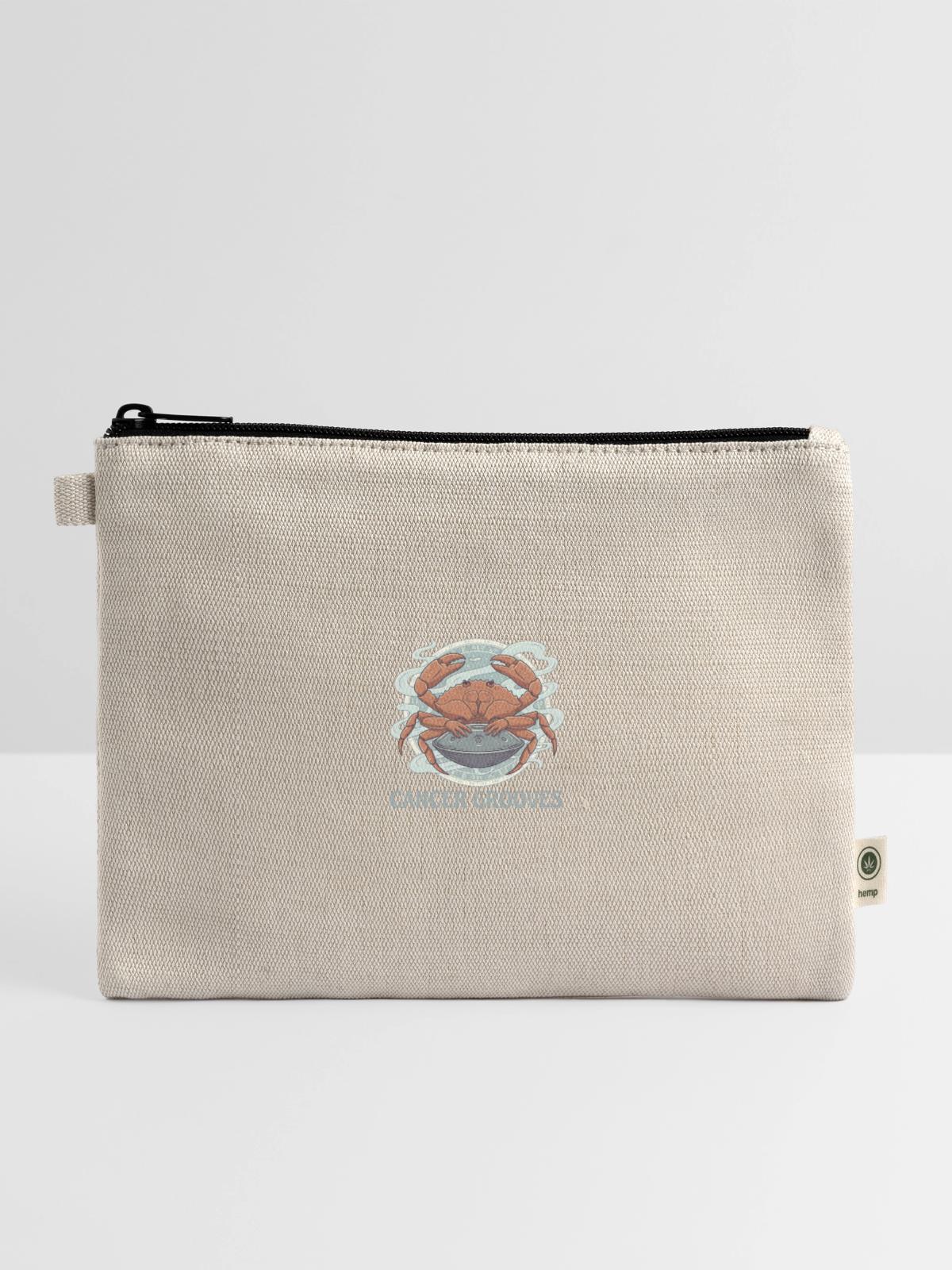 Cancer Pan - Hemp Carry All Pouch - natural - Front