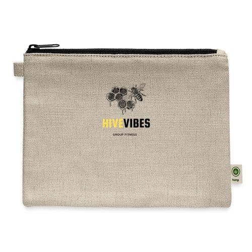 Hive Vibes Group Fitness Swag 2 - Hemp Carry All Pouch