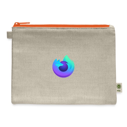 Firefox Browser Nightly Icon Logo - Hemp Carry All Pouch