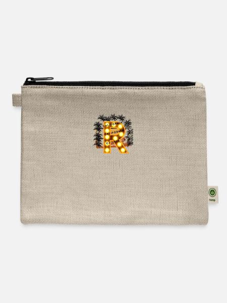 CALIFORNIA RESISTANCE - Hemp Carry All Pouch - natural