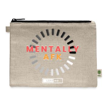 Mentally AFK Loading - Hemp Carry All Pouch - natural - Front