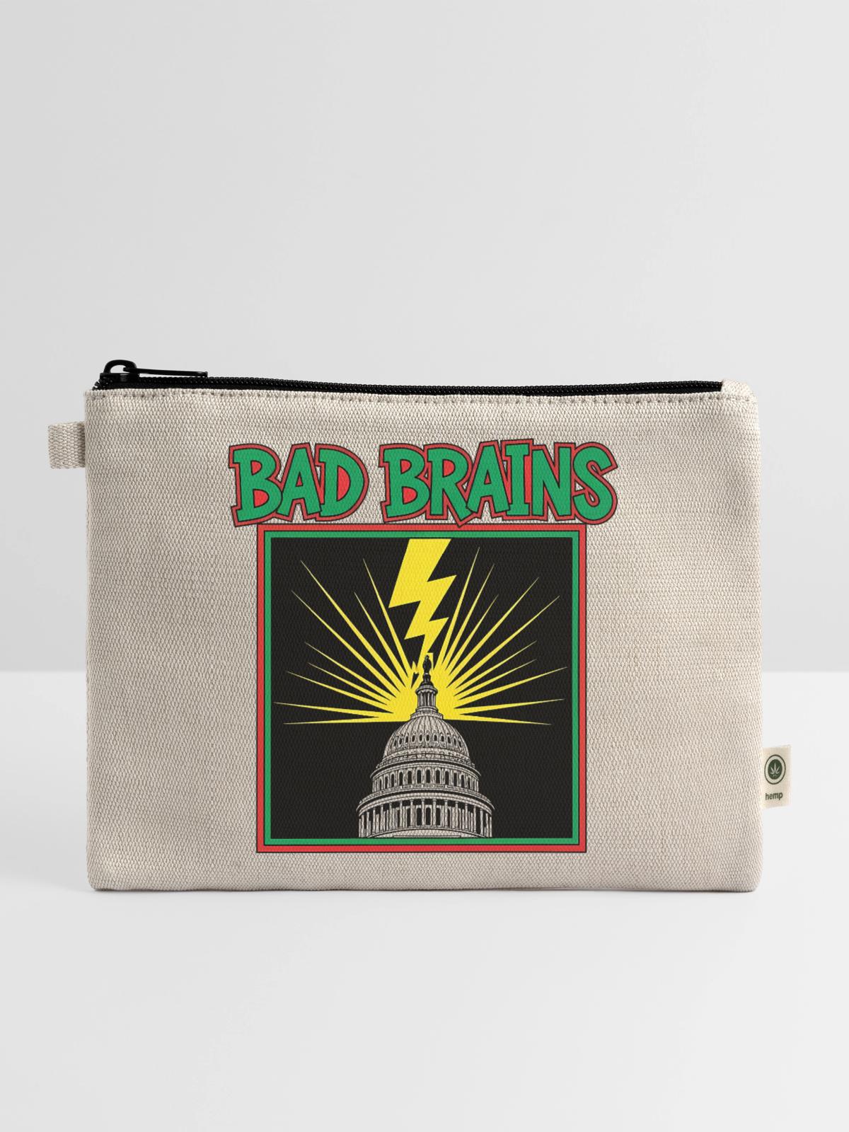 Capitol Lightning Burst - Hemp Carry All Pouch - natural - Front