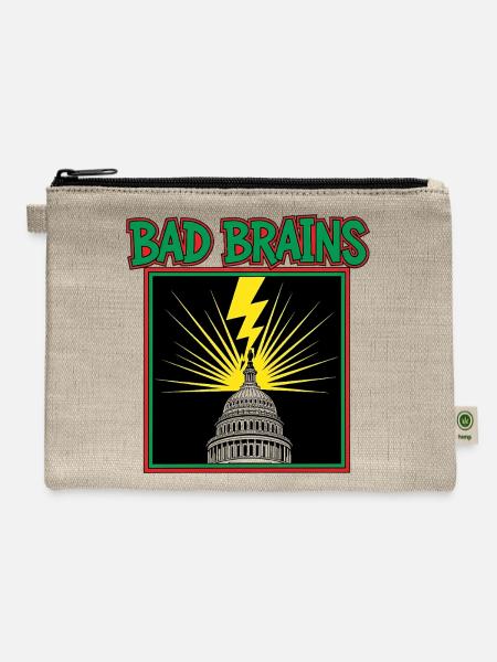 Capitol Lightning Burst - Hemp Carry All Pouch - natural