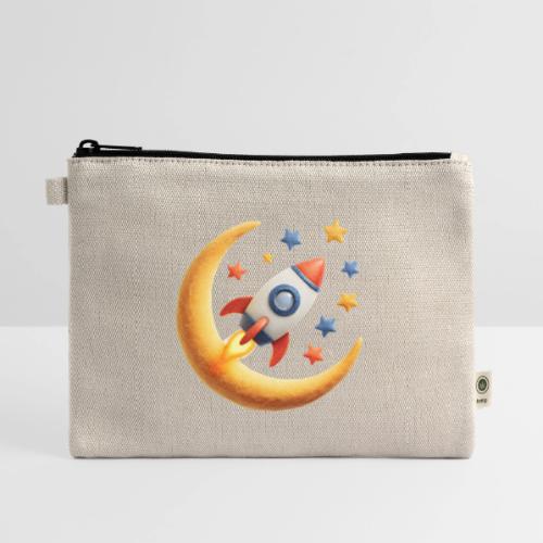 Rocket Among the Stars - Hemp Carry All Pouch
