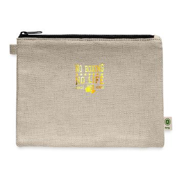 No-Boxing No-life - Hemp Carry All Pouch - natural - Front