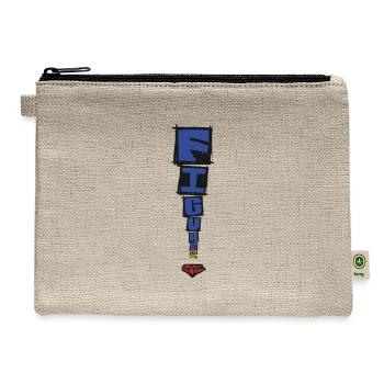 F.I.O. Figure It Out: Diamond II - Hemp Carry All Pouch - natural - Front