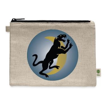 SSI AAF 5th AF 345th BG 501st Bomb Squadron wo Txt - Hemp Carry All Pouch - natural - Front