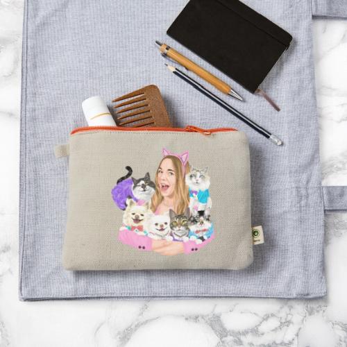 Jahnnalee & The Furry Kiddos - Hemp Carry All Pouch