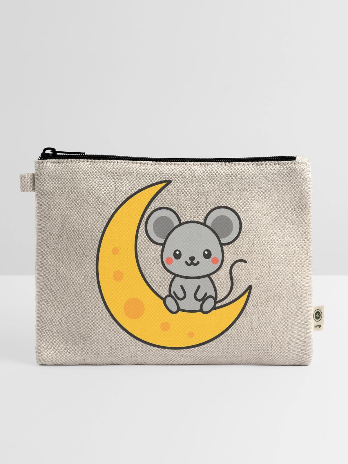 Mouse - Hemp Carry All Pouch - natural - Front