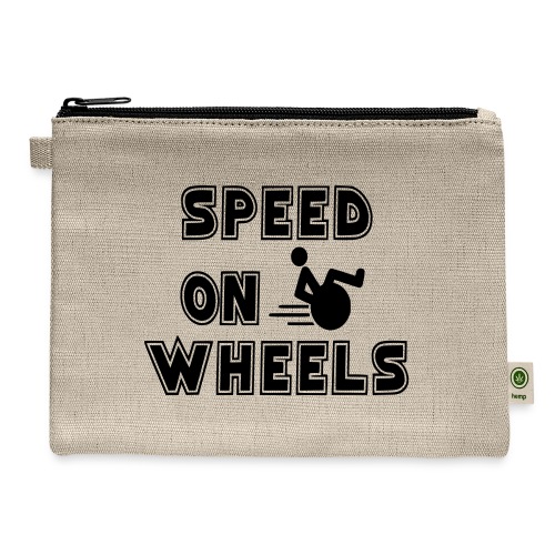 Speed on wheels for real fast wheelchair users - Hemp Carry All Pouch