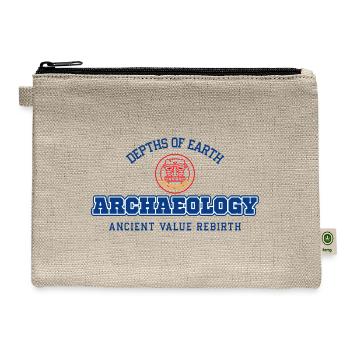 Depths of Earth Ancient Value Rebirth - Hemp Carry All Pouch - natural - Front