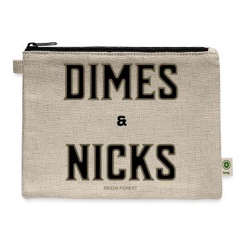 Dimes and Nicks - Graphic T Shirt - Hemp Carry All Pouch - natural - Front