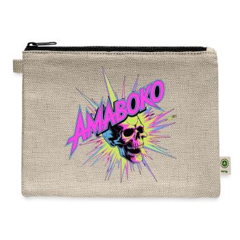 Fearless energy bold spirit  - Hemp Carry All Pouch - natural - Front