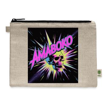 Fearless energy bold spirit  - Hemp Carry All Pouch - natural - Front
