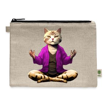 Yogi the Cat - Hemp Carry All Pouch - natural - Front