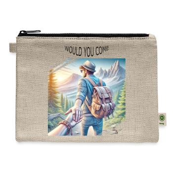 Trailbound Mountain Quest - Hemp Carry All Pouch - natural - Front