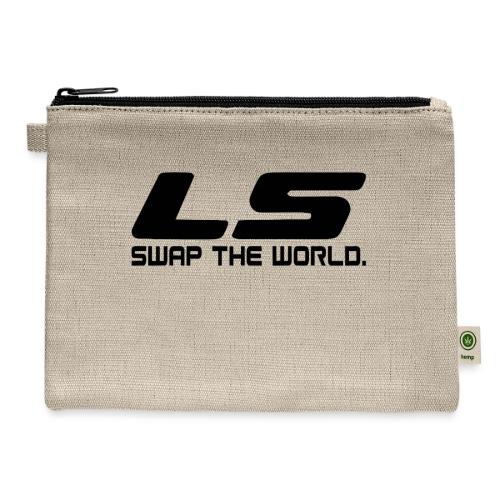 LS Swap The WORLD (Back and Front) - Hemp Carry All Pouch