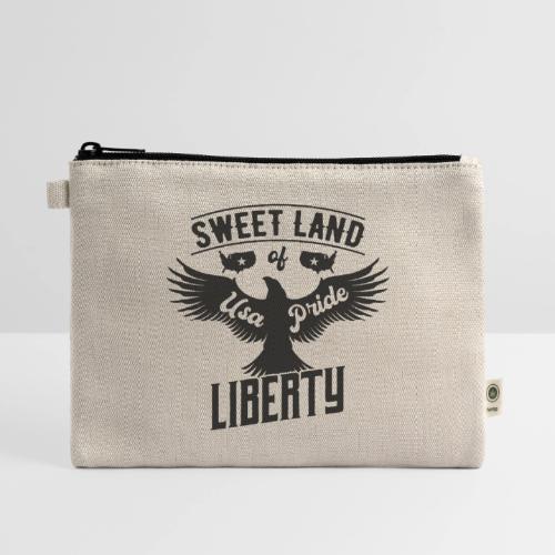 Sweet land of USA Pride Liberty - Hemp Carry All Pouch