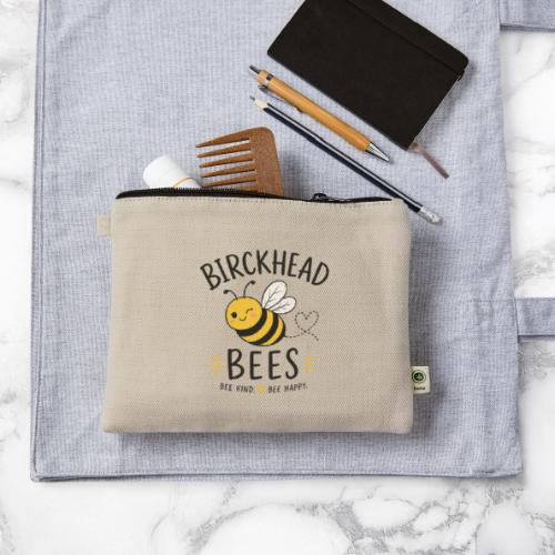 Birckhead Bees Bee Kind Bee Happy - Hemp Carry All Pouch