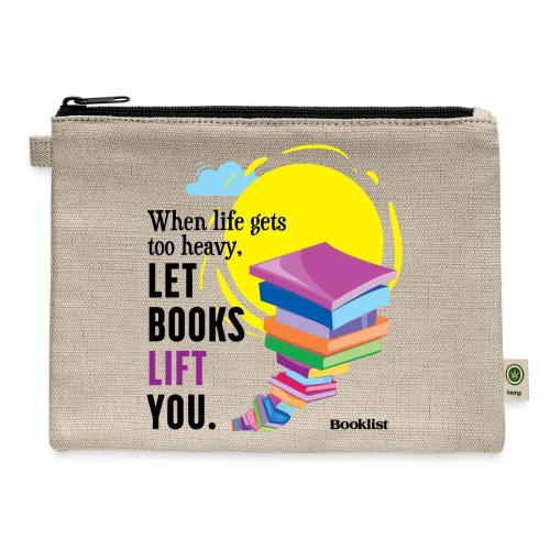 Booklist: Discover Reads That Lift You - Hemp Carry All Pouch